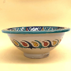 Lavabo arabe en céramique multicolore 40cm
