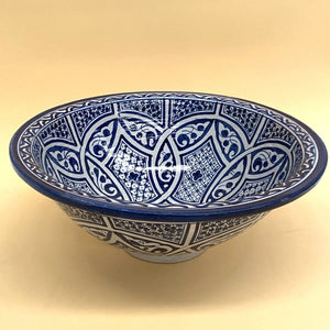 Vasque marocaine en céramique de Fès 40cm