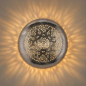 aplique árabe plateado metal 40