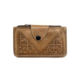 Portefeuille en cuir marocain Tabihe - Maroquinerie 100% artisanale