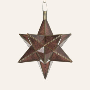 lámpara árabe estrella cristal C1