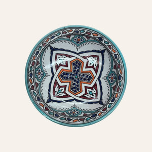 Assiette arabe en céramique de Fès 3 tailles
