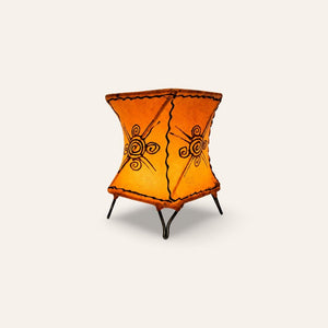 portavelas marroquí naranja gallo