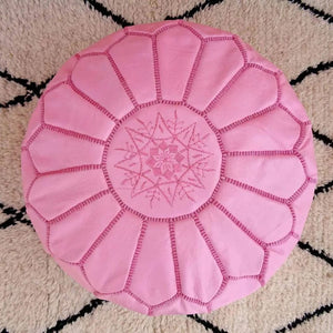 puff rosa árabe detalle