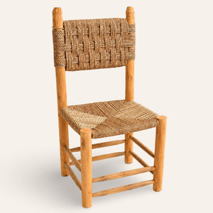 silla artesana LINAT madera y anea