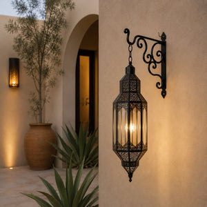 soporte lámparas árabes forja 15 jardin