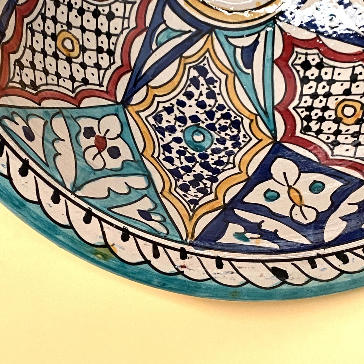 Lavabo arabe en céramique multicolore 40cm