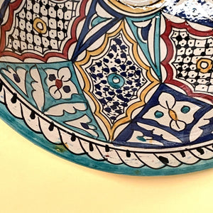 Lavabo arabe en céramique multicolore 40cm