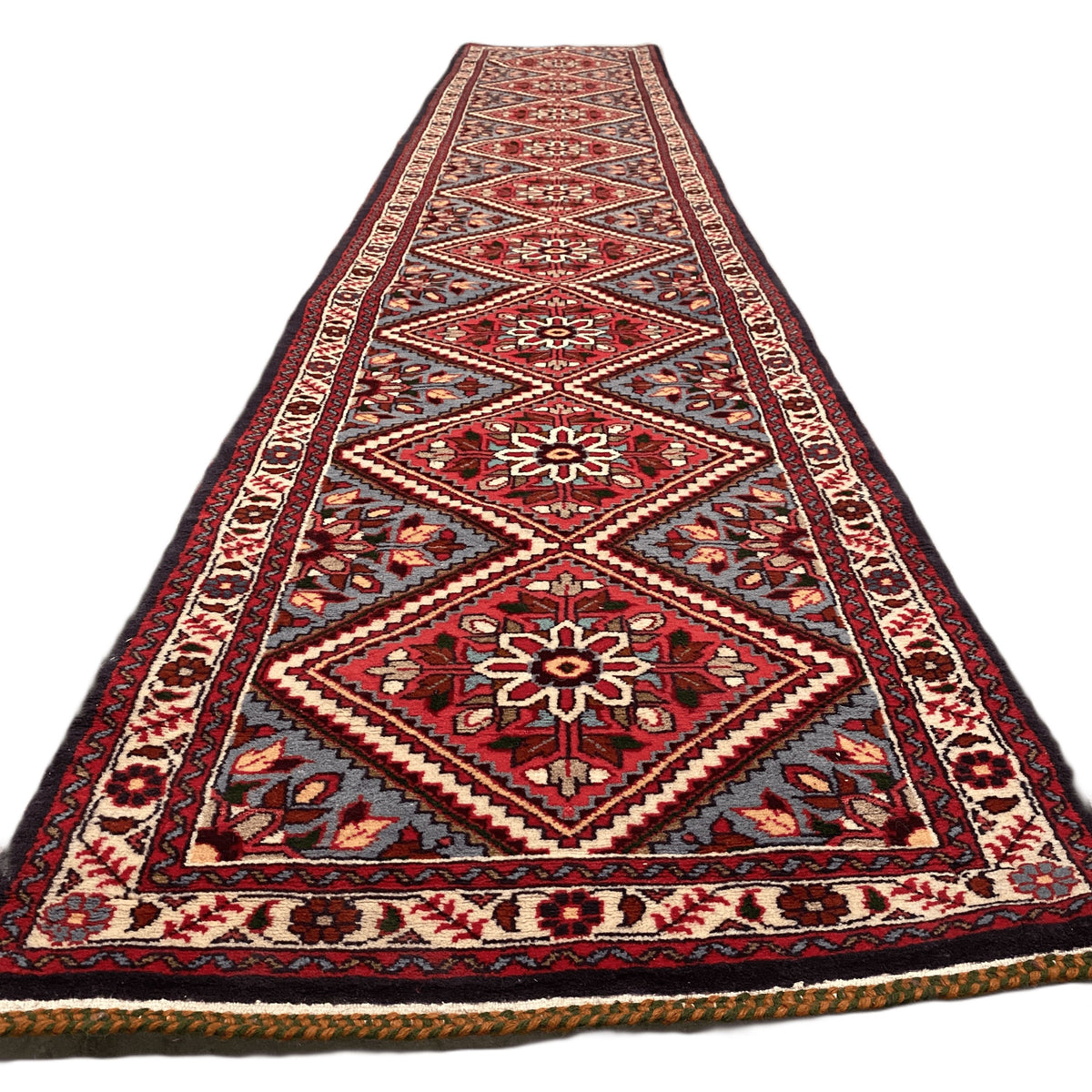 alfombra persa de pasillo N2 esquina