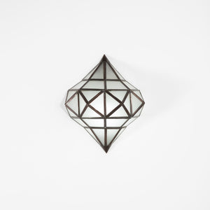 aplique árabe de forja diamante blanco on