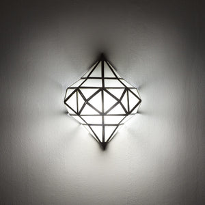 aplique árabe de forja diamante blanco