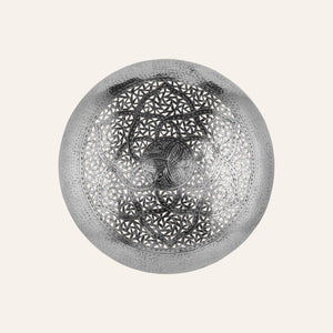aplique árabe plateado metal 60cm