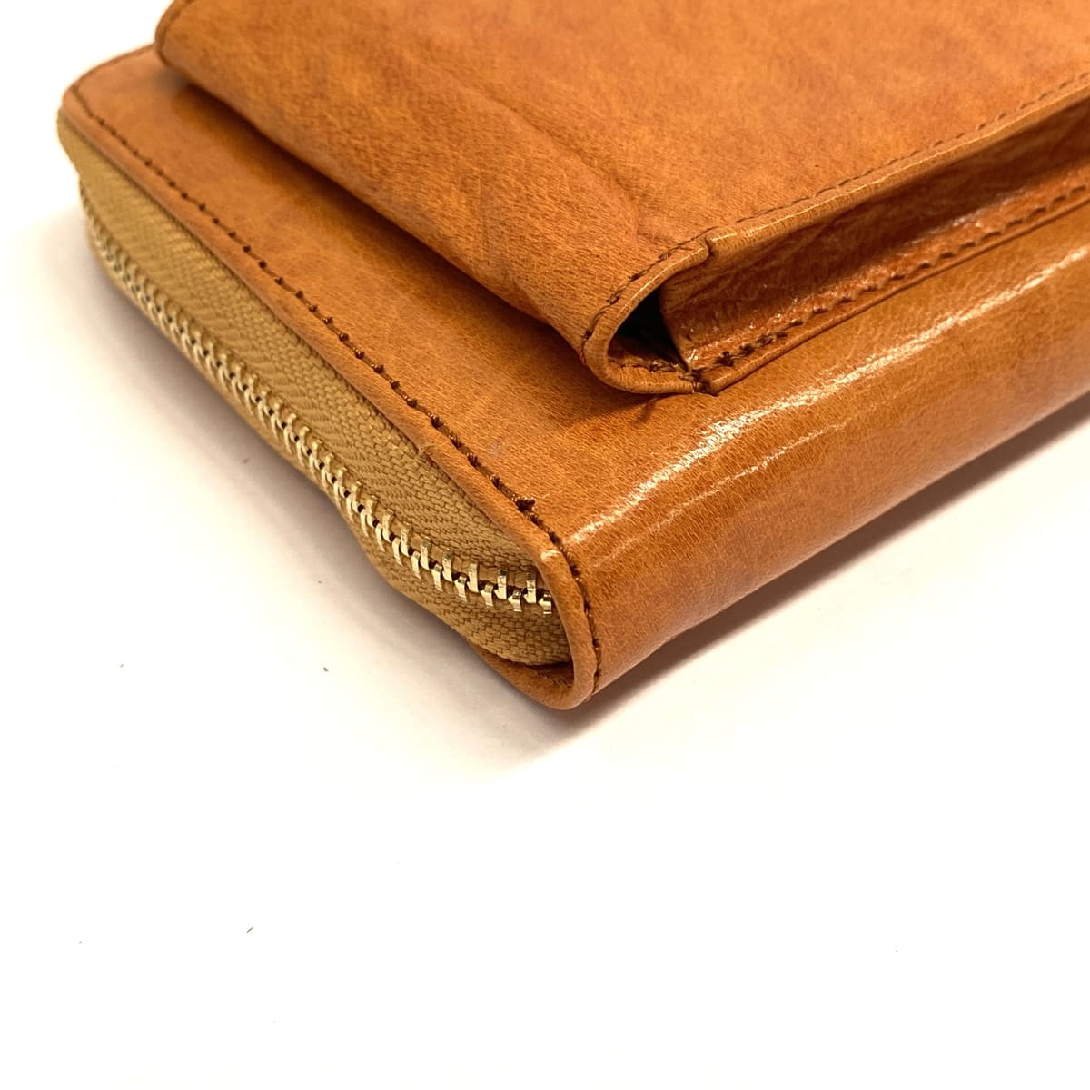 Portefeuille marocain en cuir de chèvre naturel + Etui Mobile