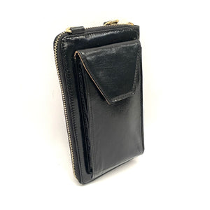 Portefeuille marocain en cuir de chèvre naturel + Etui Mobile