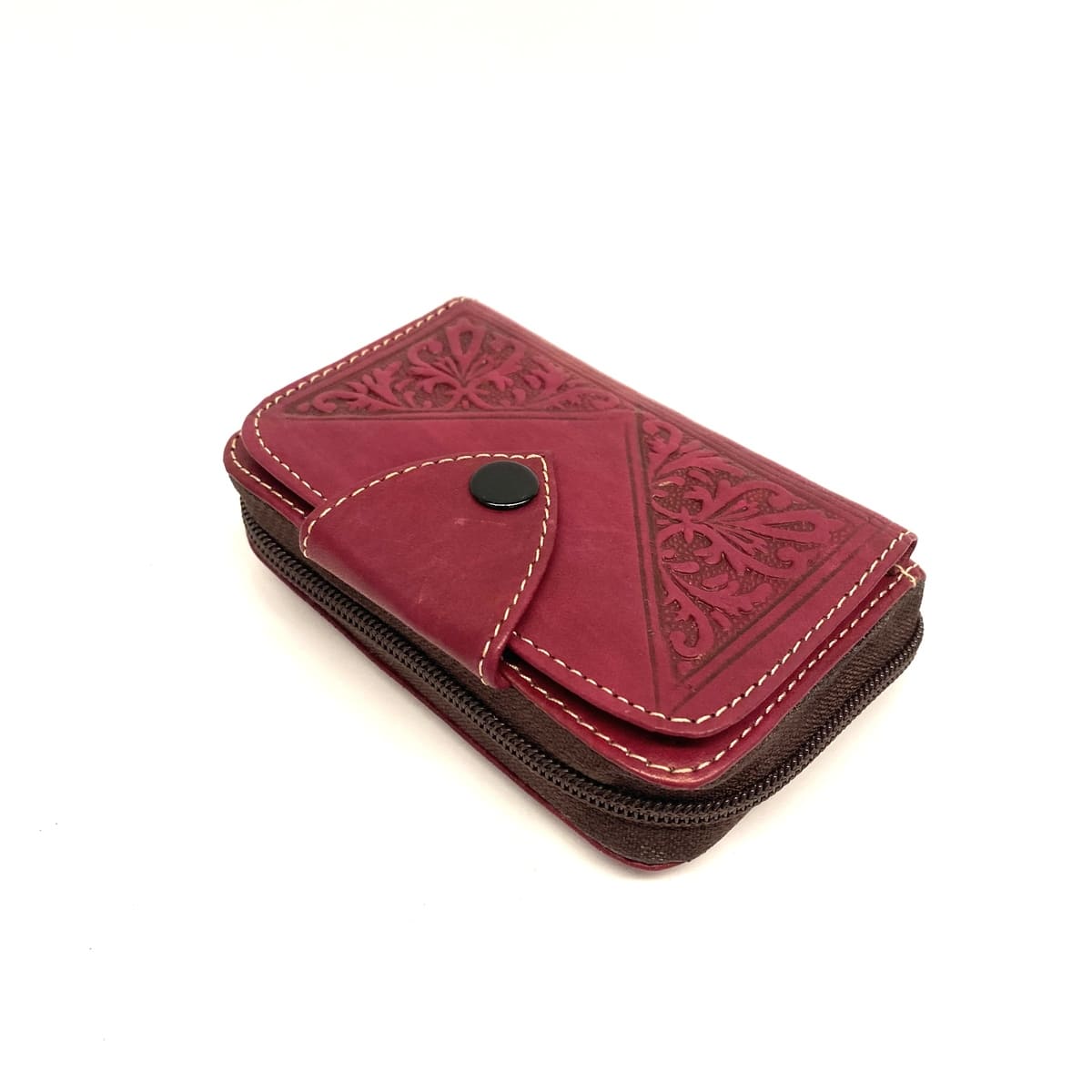 Portefeuille marocain en cuir naturel Sgir