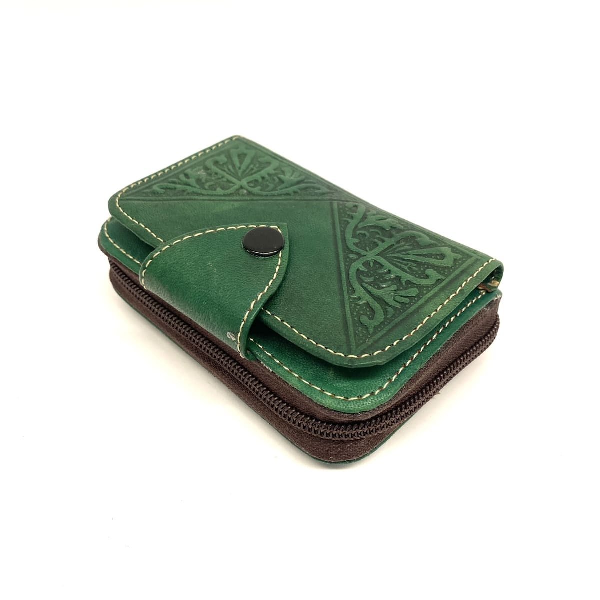 Portefeuille marocain en cuir naturel Sgir