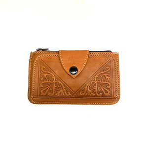 Portefeuille en cuir marocain Tabihe - Maroquinerie 100% artisanale