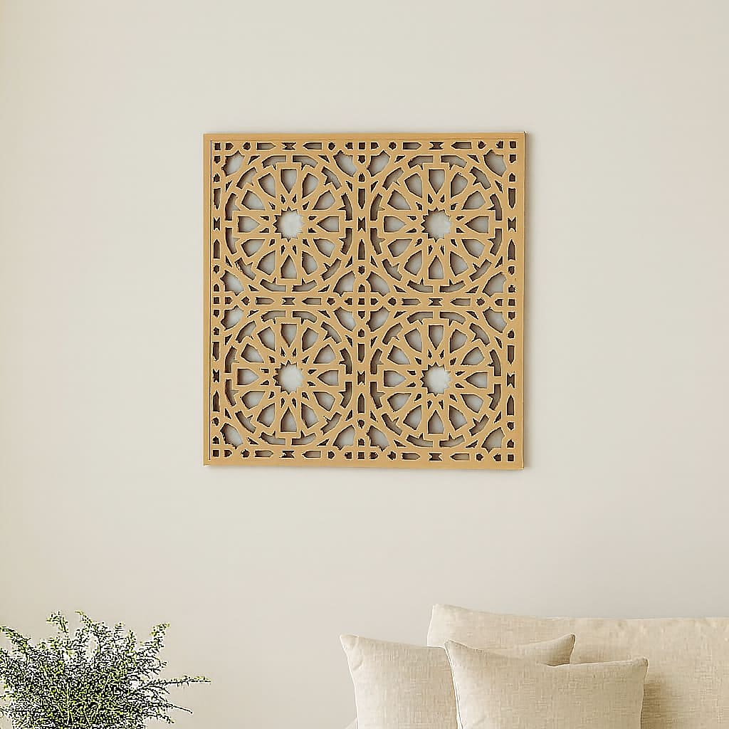 celosía 100x100 natural