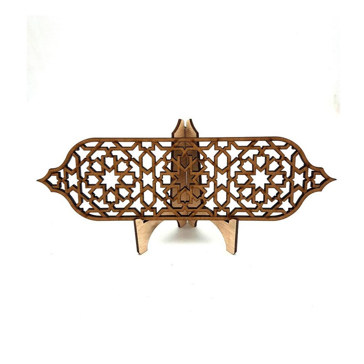 Celosia andalusi de madera - Diseño Arabesque - 30x10cm