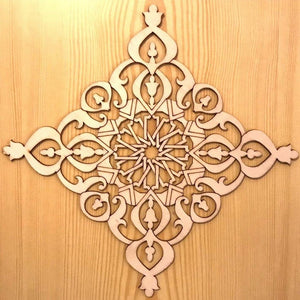 Celosía Árabe de Madera Calada - Modelo 6