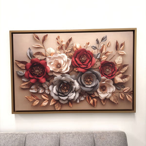 cuadro floral naturaleza detalle