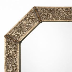 espejo árabe alpaca octogonal tifnit detalle