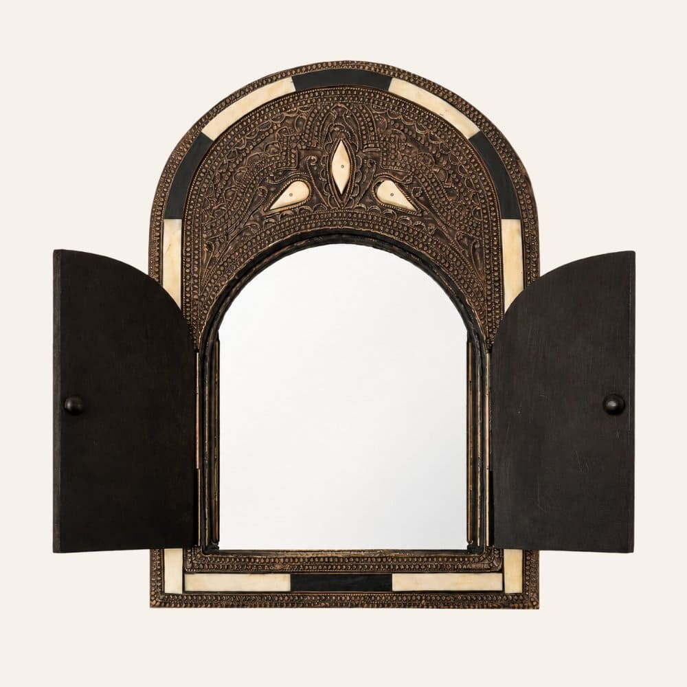 Miroir Os Arabe BOU REGREG 35x25 | Décoration Arabe
