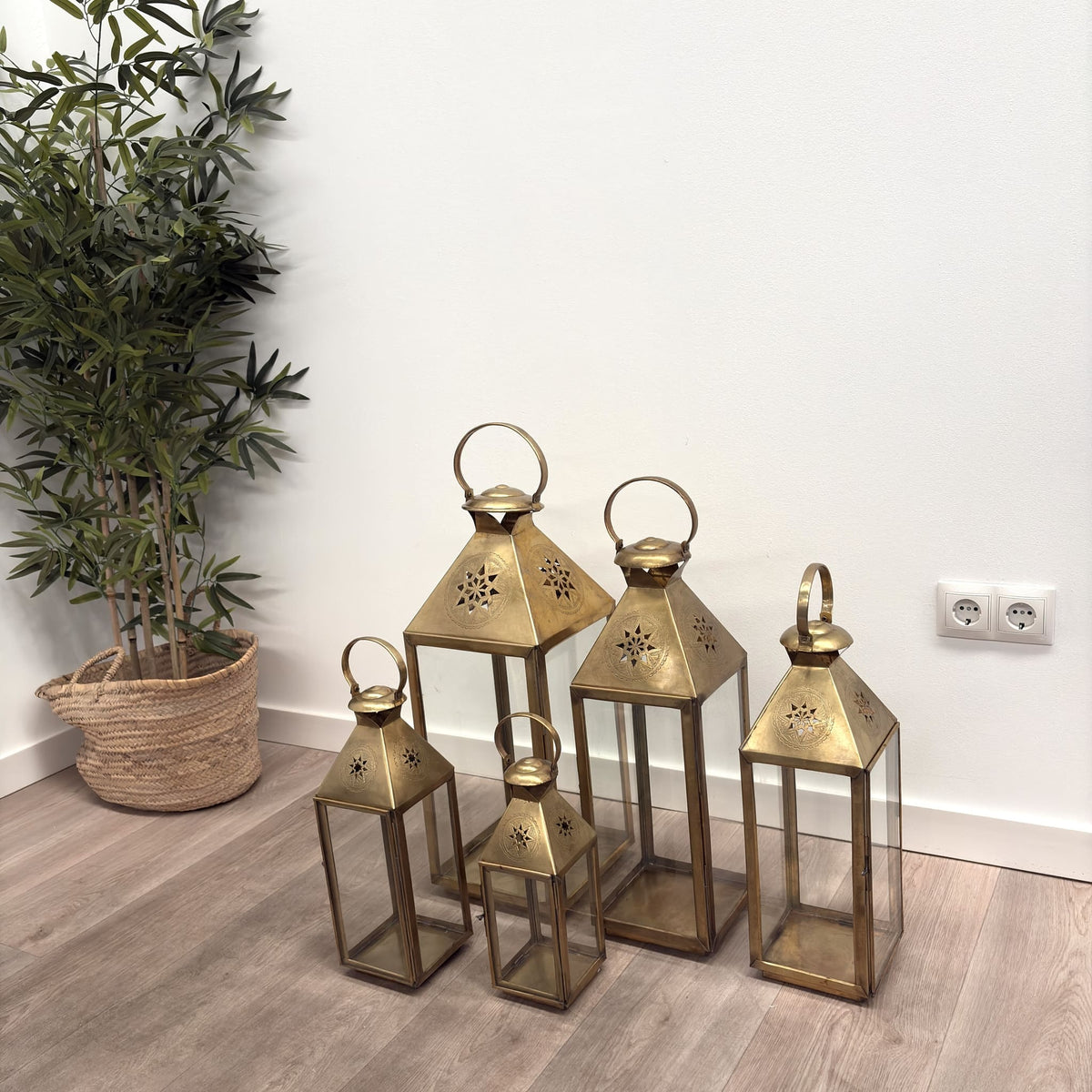 farol árabe de cobre KBD5 lámparas