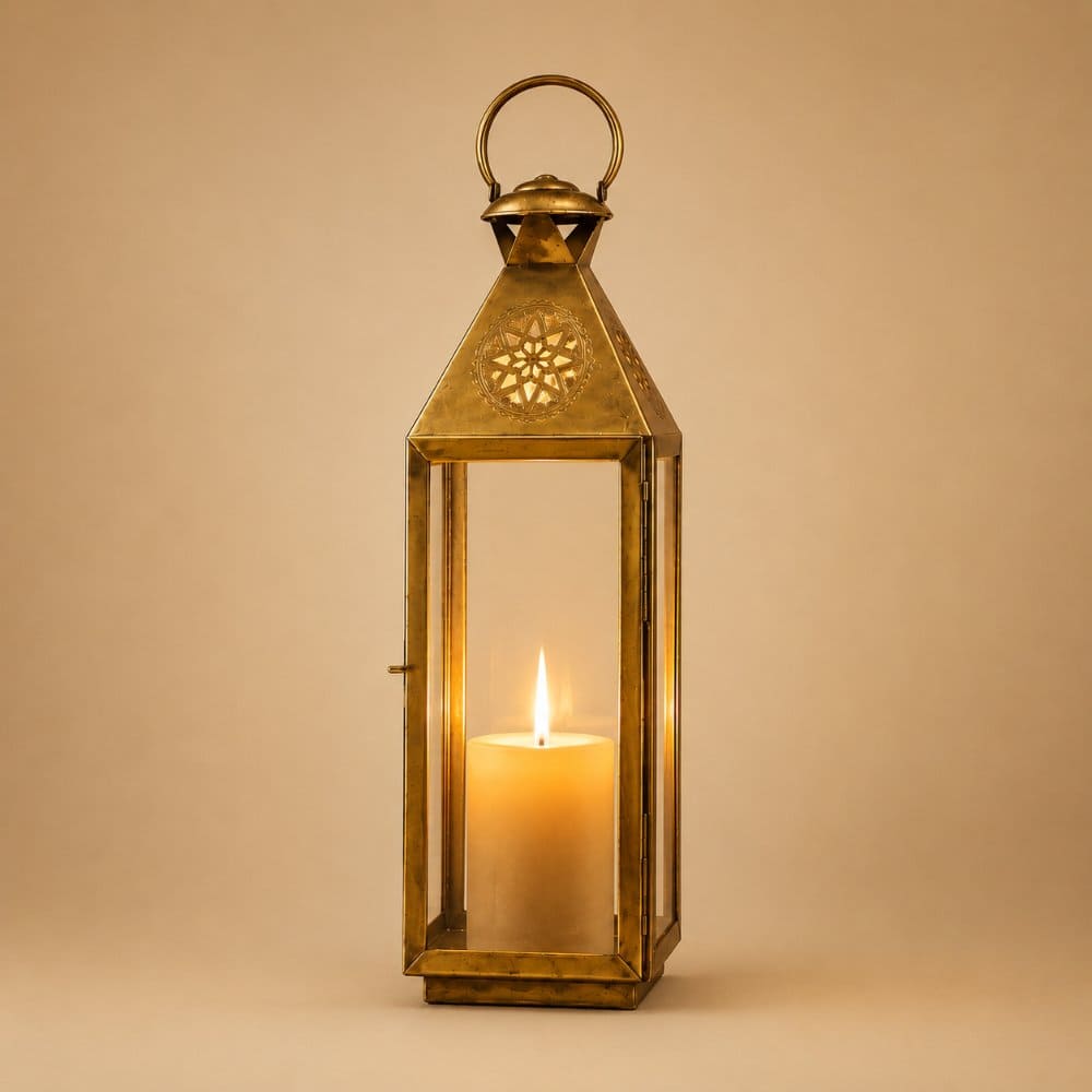 Farol árabe KBD dorado