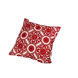 Funda de cojín árabe floral roja MK6
