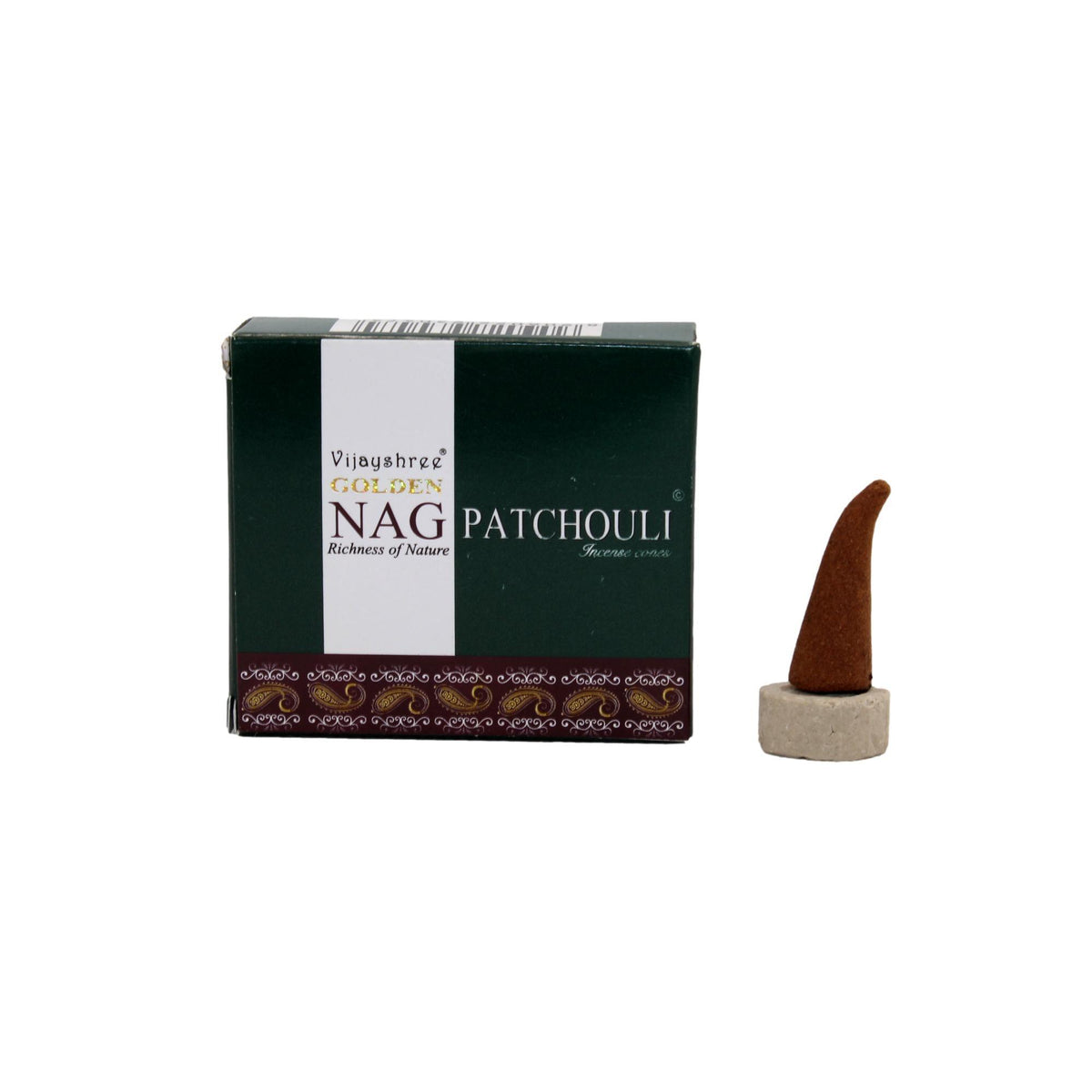 Incienso en conos Golden Nag Patchouli