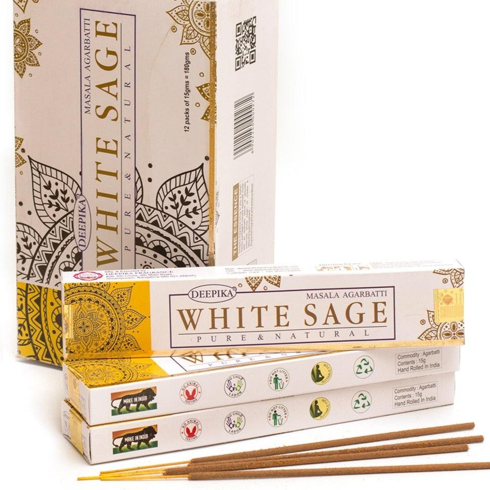 Incienso White Sage Deepika Varitas | Pure & Natural