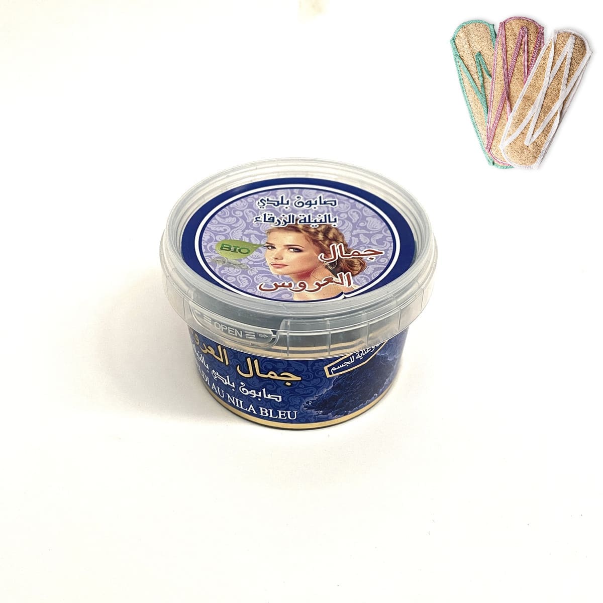 Savon Beldi Blue Nila + CADEAU Loofah