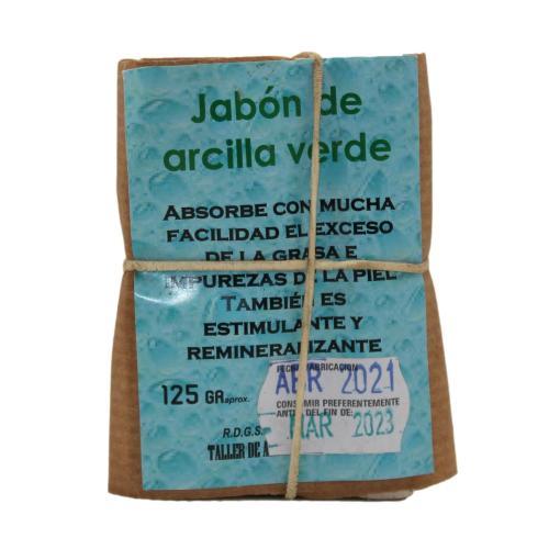 Jabón de arcilla verde artesanal