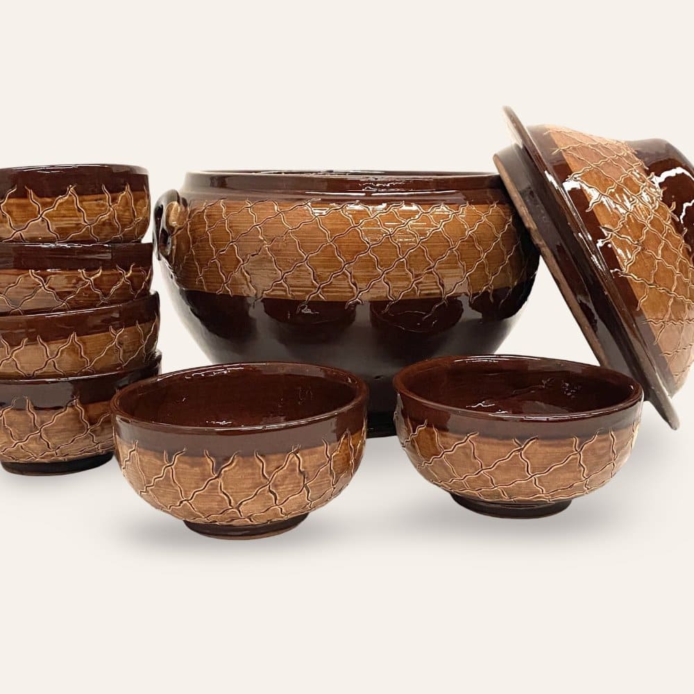 juego sopera Marruecos cuencos set