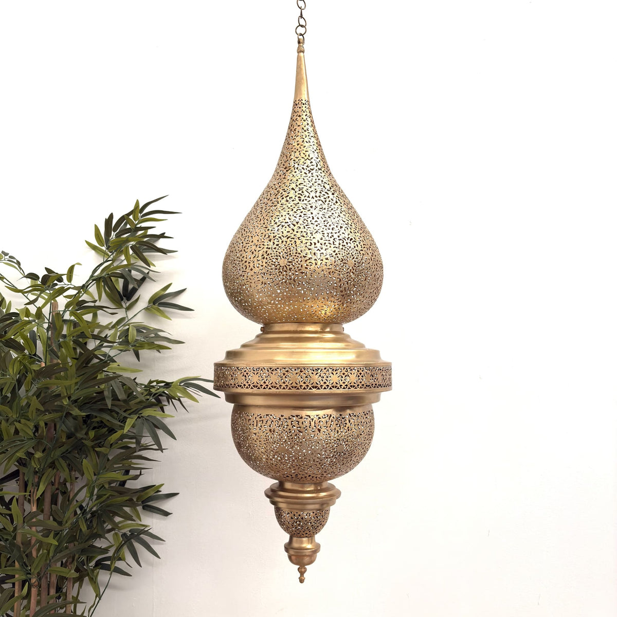 lámpara árabe cobre Goutte de Mer escenario