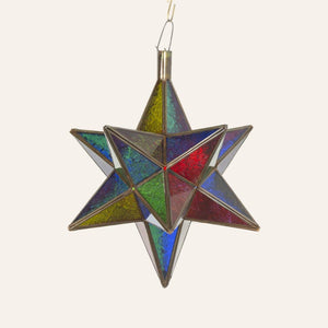 lámpara árabe estrella de cristal A11 colores
