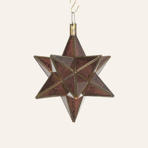 lámpara árabe estrella cristal C2 apagada