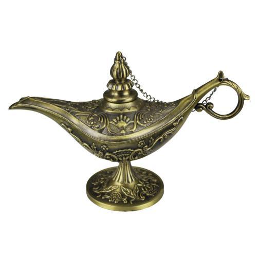 Lámpara de aladino árabe de bronce