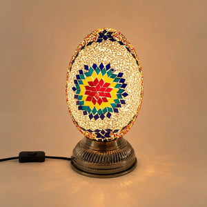 lámpara turca huevo multicolor 25cm