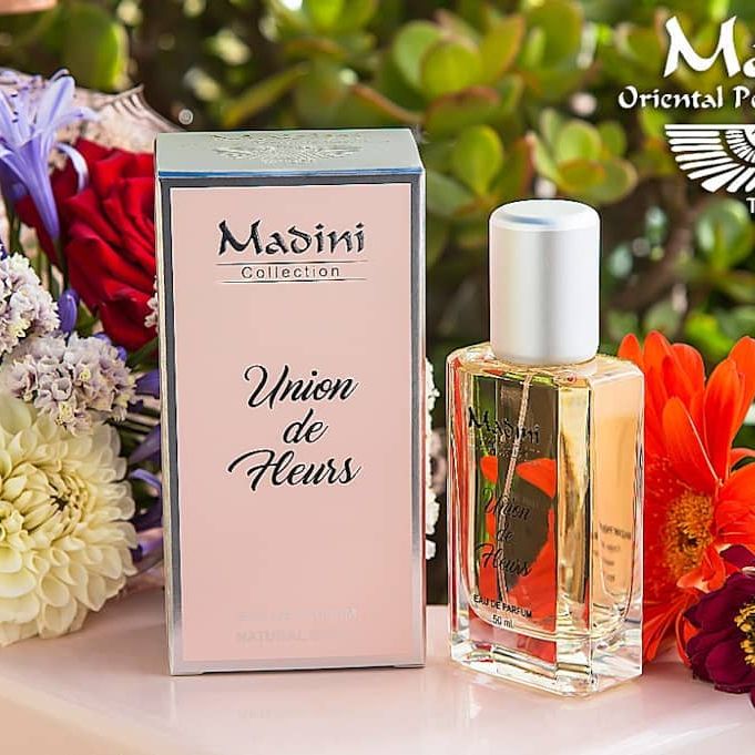MADINI Union de Fleurs panier de parfum arabe féminin + Savon