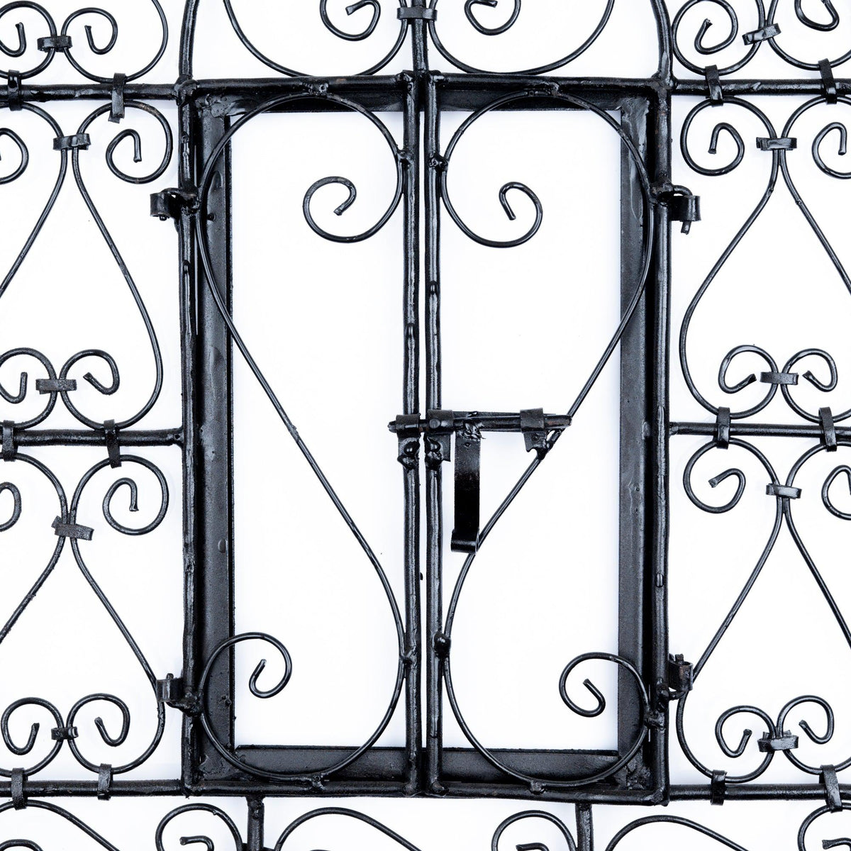 Marco de espejo árabe de forja con puertas