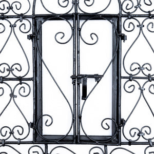 Marco de espejo árabe de forja con puertas