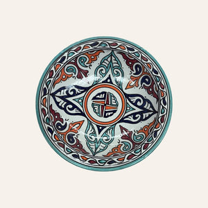 Assiette arabe en céramique de Fès 3 tailles