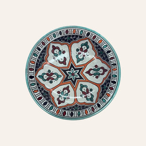 Assiette arabe en céramique de Fès 3 tailles