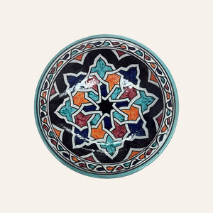 Assiette arabe en céramique de Fès 3 tailles