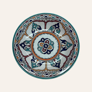Assiette arabe en céramique de Fès 3 tailles
