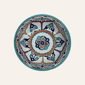Assiette arabe en céramique de Fès 3 tailles
