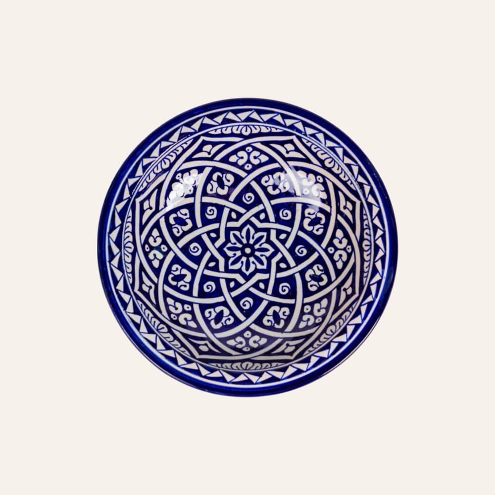 Assiette arabe en céramique de Fès 3 tailles