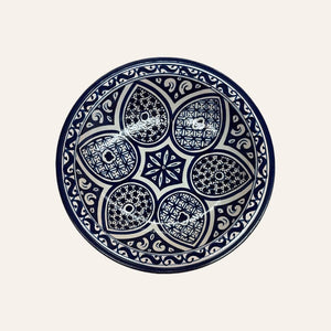 Assiette arabe en céramique de Fès 3 tailles